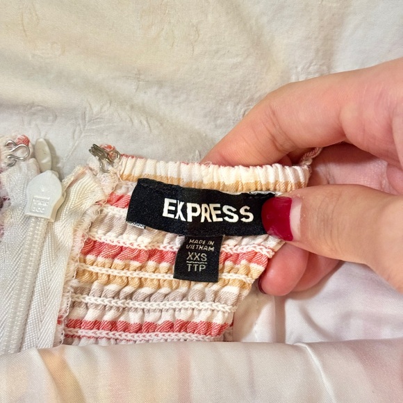 Express Striped Candy Mini Dresss - Picture 5 of 6
